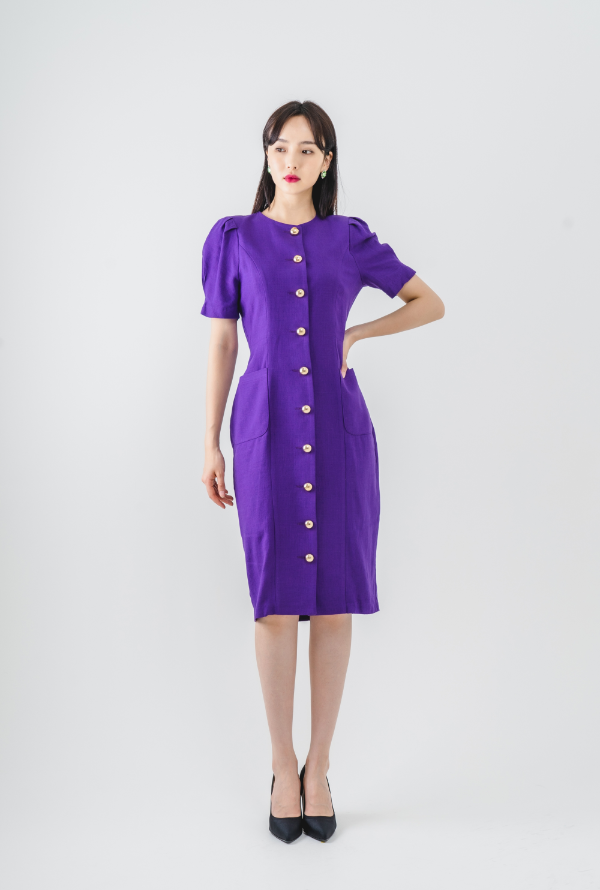 purple dress (퍼플 원피스)